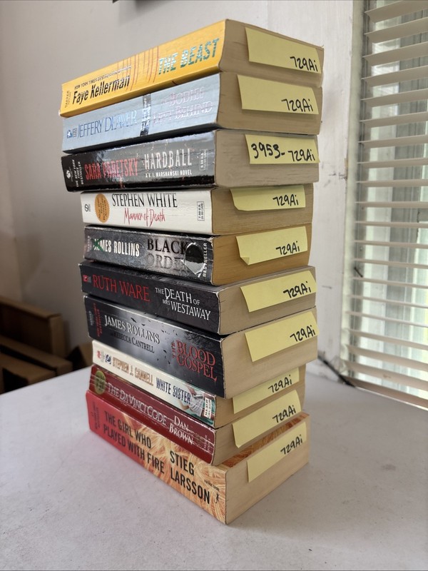 Lot of 10 - Mystery and Thrillers - Mixed Authors - FREE SHIPPING gallery