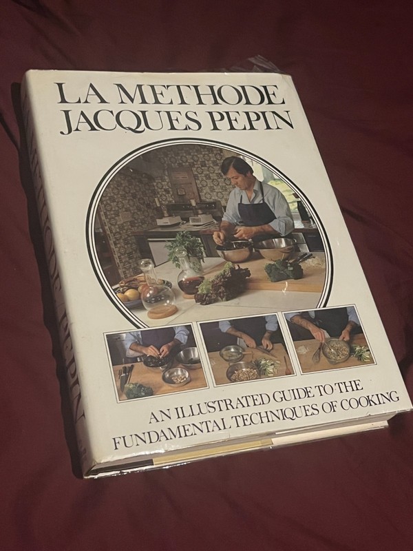 La Methode by Jacques Pepin (Signed, 2nd print, Dustjacket), Times Books HC 1979