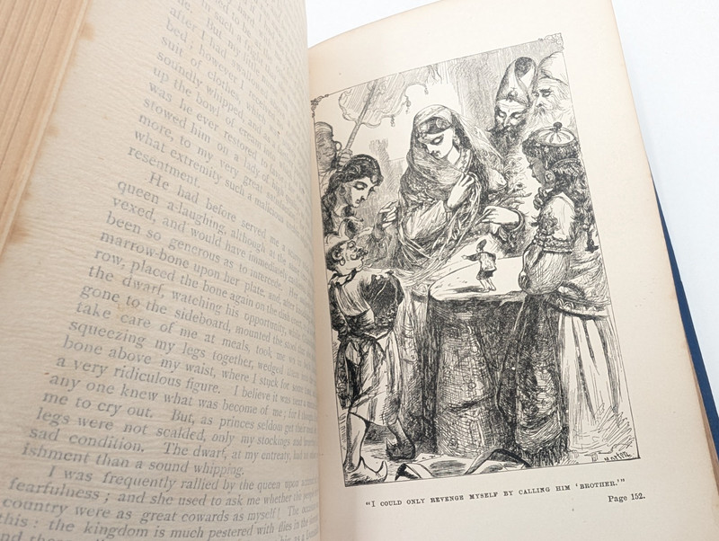 Antique 1880 Gulliver’s Travels & Baron Munchausen Cogswell HC Illustrated gallery
