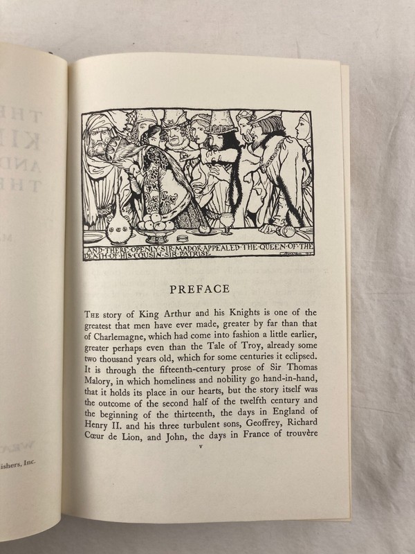 Romance of King Arthur & His Knights - Illustrated by Arthur Rackham - HC/DJ gallery