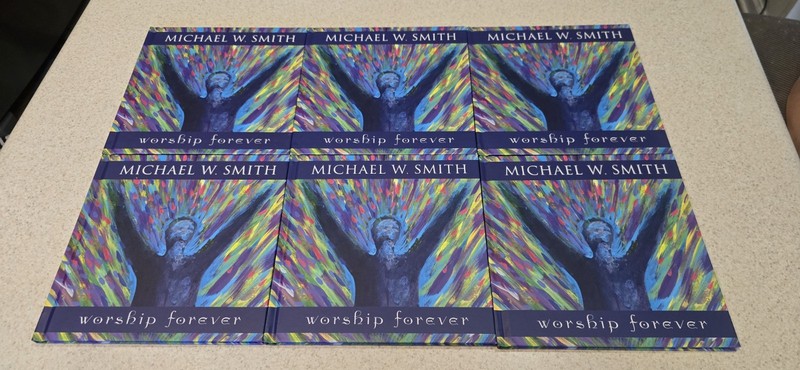 Lot Of 6 – Worship Forever Picture Book – Michael W Smith SIGNED Autograph