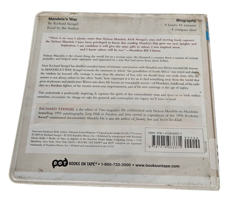 Mandela's Way Audiobook CD Fifteen Lessons on Life Love & Courage Unabridged gallery