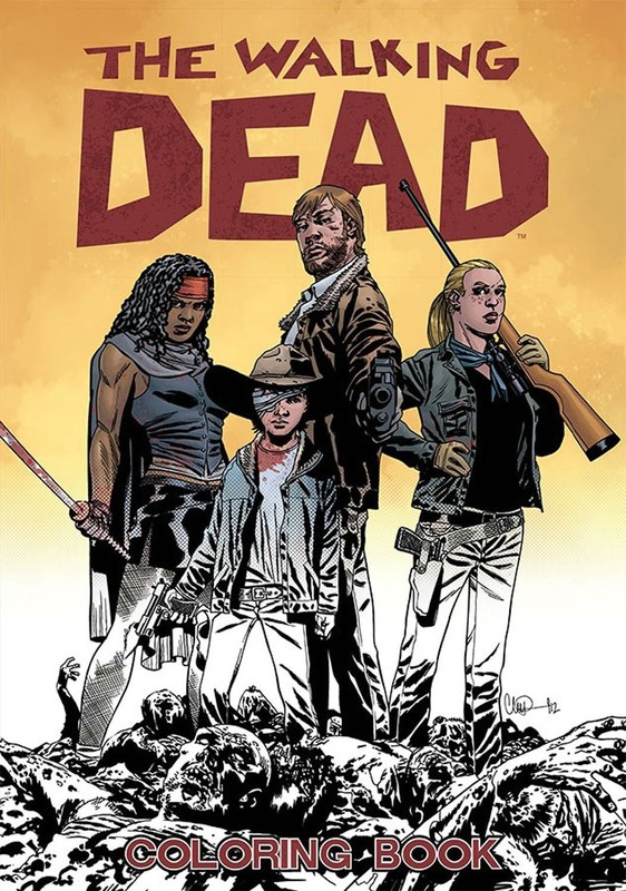 The Walking Dead Coloring Book – paperback Kirkman, Robert|Adlard, Charlie