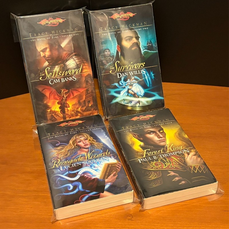 DragonLance: Complete First Edition Anvil of Time Series 1-4, D&D Paperback Lot