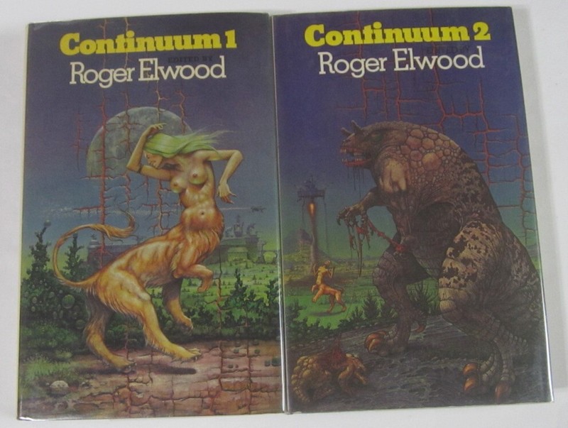 Continuum 1 & 2 Edited by Roger Elwood (2) HC LOT UK (First Editions)