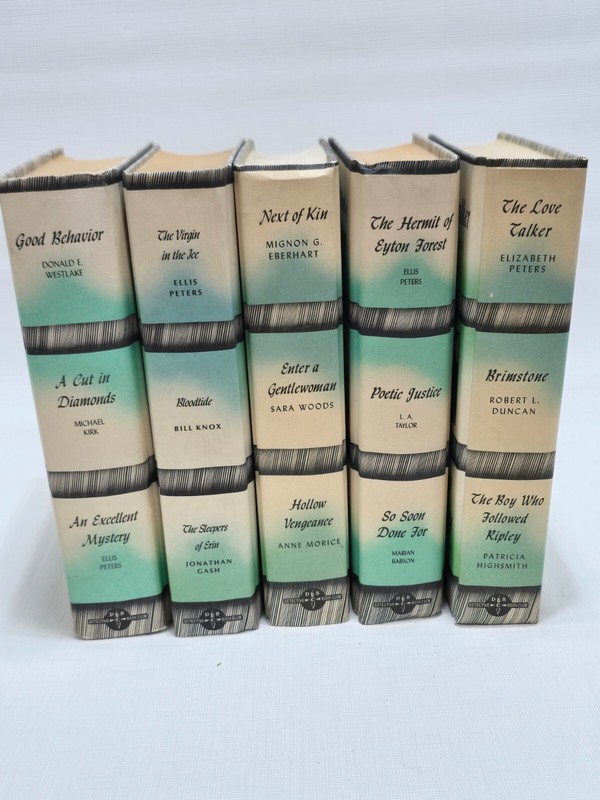 Vintage Lot of 5 1980’s Detective Book Club 3-in-1 Mystery Novels Hardbacks