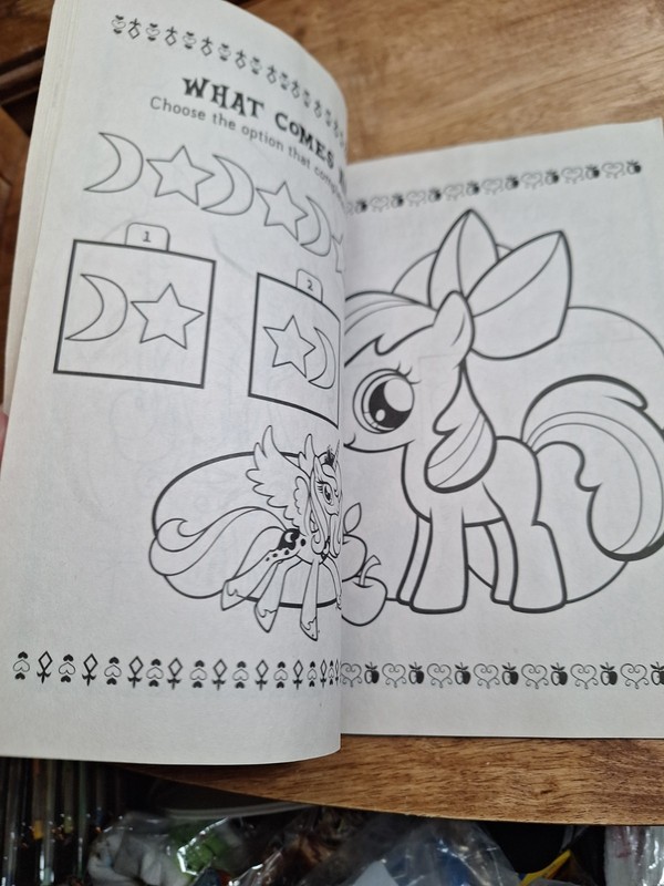 My Little Pony Jumbo Coloring And Activity Book Unused 2014 Hasbro bendon Inc gallery