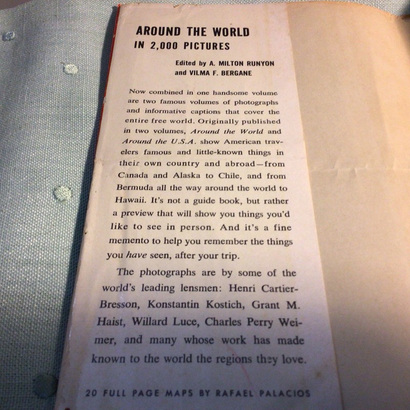 Around The World In 2000 Pictures 1956 Doubleday Hardcover 768 Pages gallery