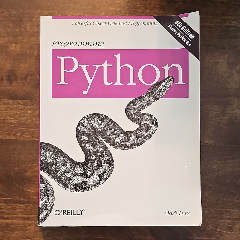 O’Reilly Programming Python 4th Edition Mark Lutz Paperback 2011
