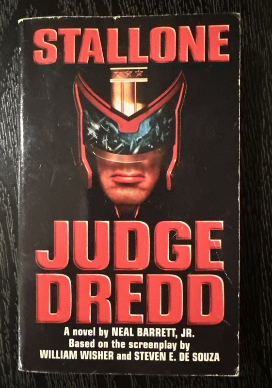 Vintage 1995 Judge Dredd Neal Barrett Jr Movie Tie-In St Martins PB SciFi Action