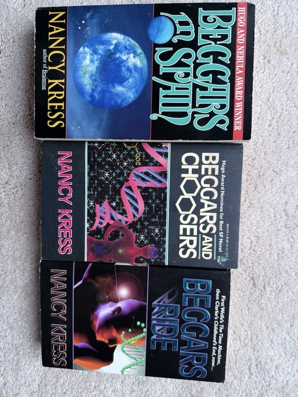 Nancy Kress – Sleepless Series. Complete. Books 1-3 – PB – ALL AUTOGRAPHED!!!