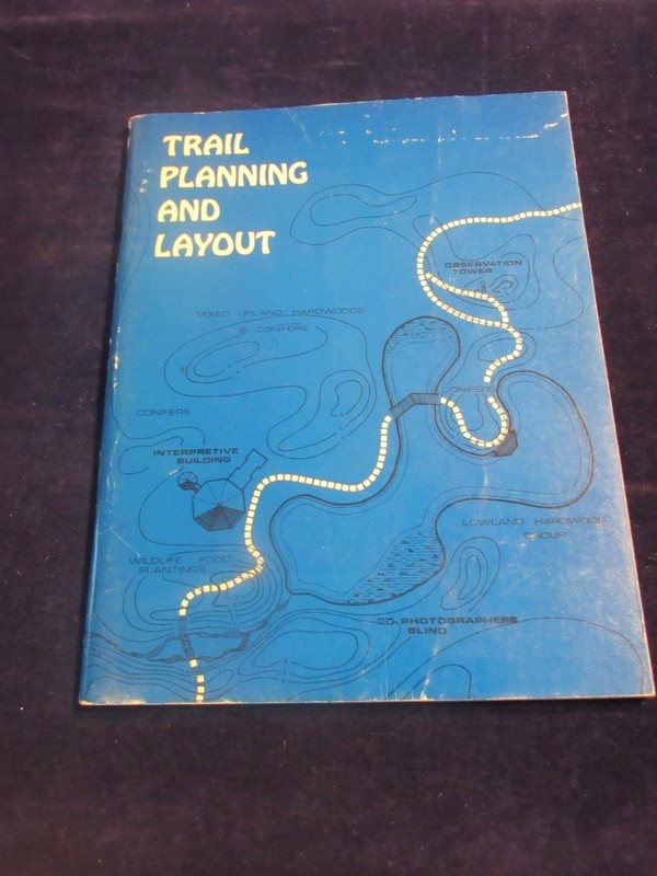 Outdoor Nature Trail planning and Layout SB Illustrated 75pg Book Ashbaugh A97a