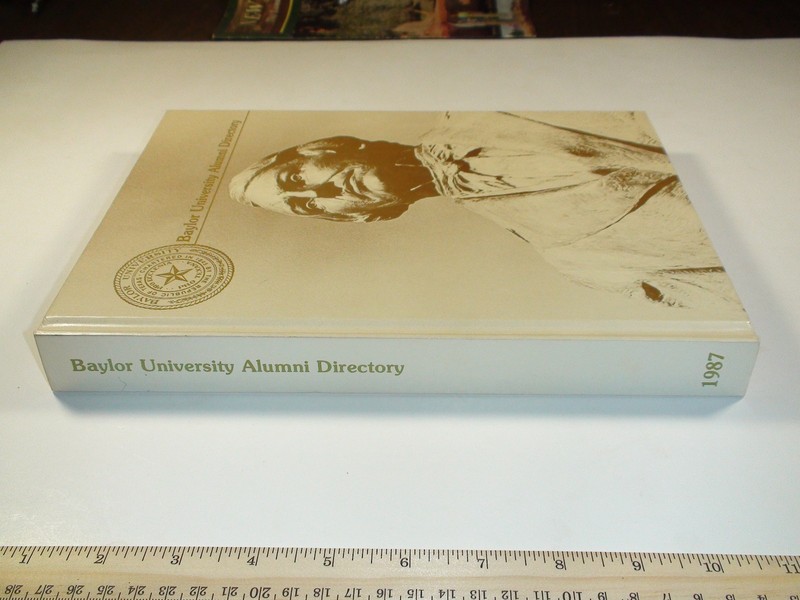 1987 Baylor University Alumni Directory 670 pages PERFECT No Markings Inside gallery