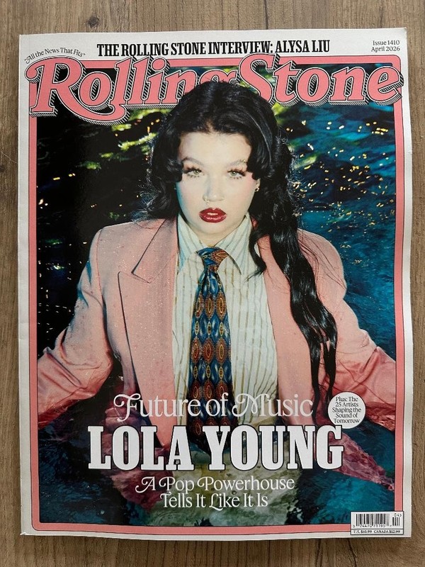 2026 ROLLING STONE April Issue FUTURE OF MUSIC Issue LOLA YOUNG Alysa Liu Int