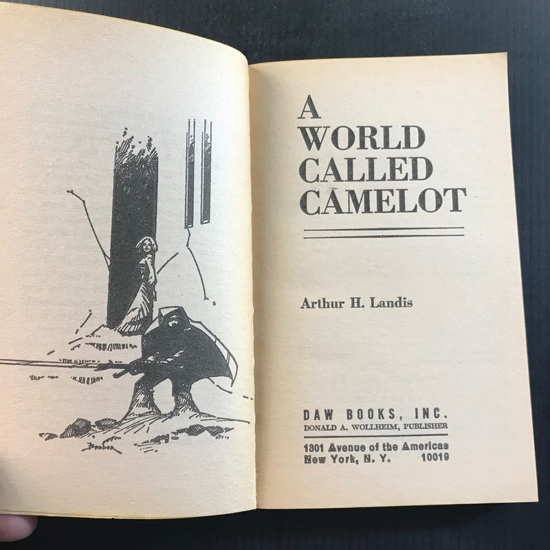 A World Called Camelot Arthur H. Landis First Printing 1976 Sci-Fi Fantasy gallery