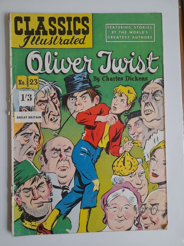 Classics Illustrated #23 Oliver Twist 1951 Series Fair/Good 1.5 HRN 125