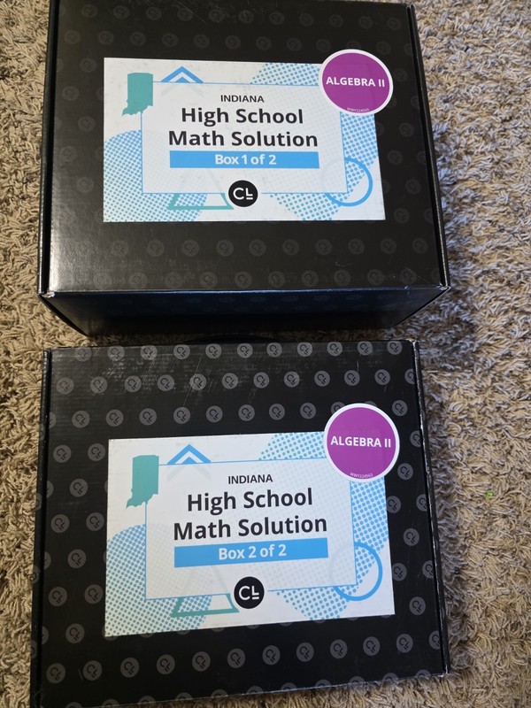 Textbook Math Solution MATHbook Algebra II 2 Student Edition Volume 1, 2 NEW
