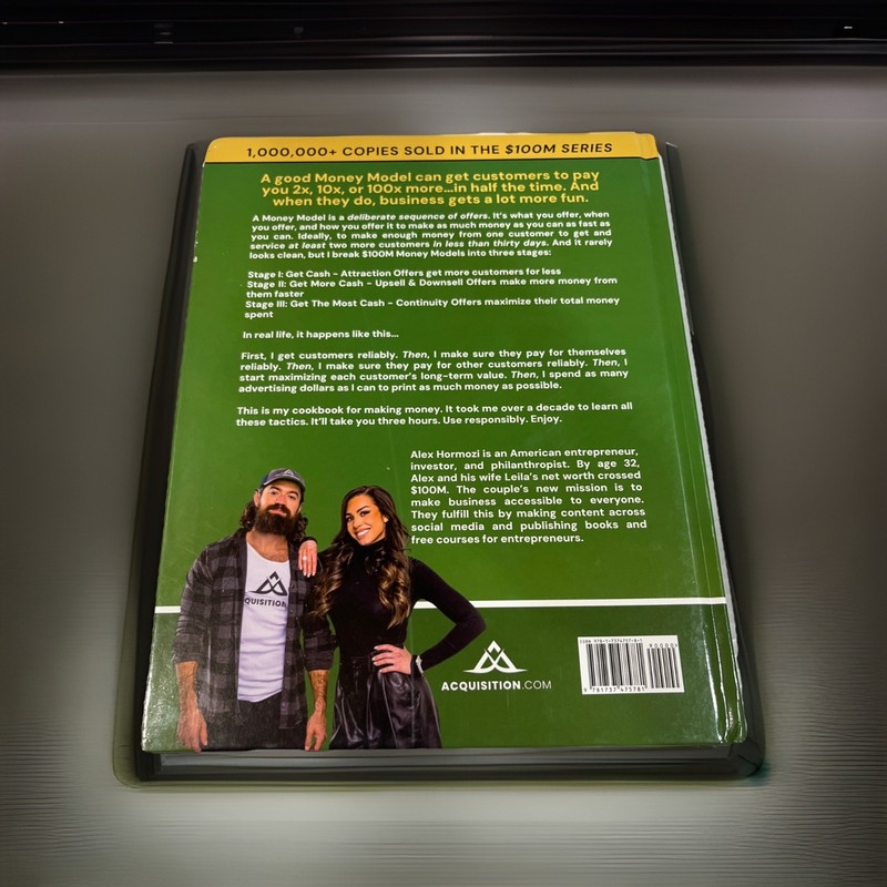 $100M Money Models Book : How to Make Money by Alex Hormozi (2025, Hardcover) VG gallery