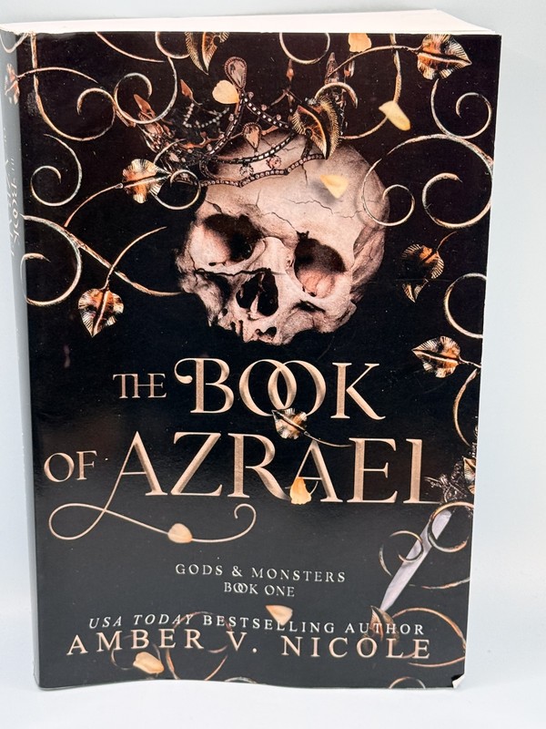 The Book of Azrael by Amber V. Nicole Gods & Monsters Book One Paperback NEW