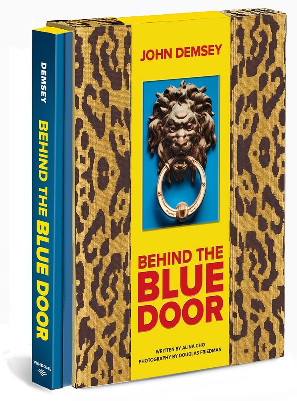 BEHIND THE BLUE DOOR BY John Demsey HARDCOVER **VERY_GOOD**