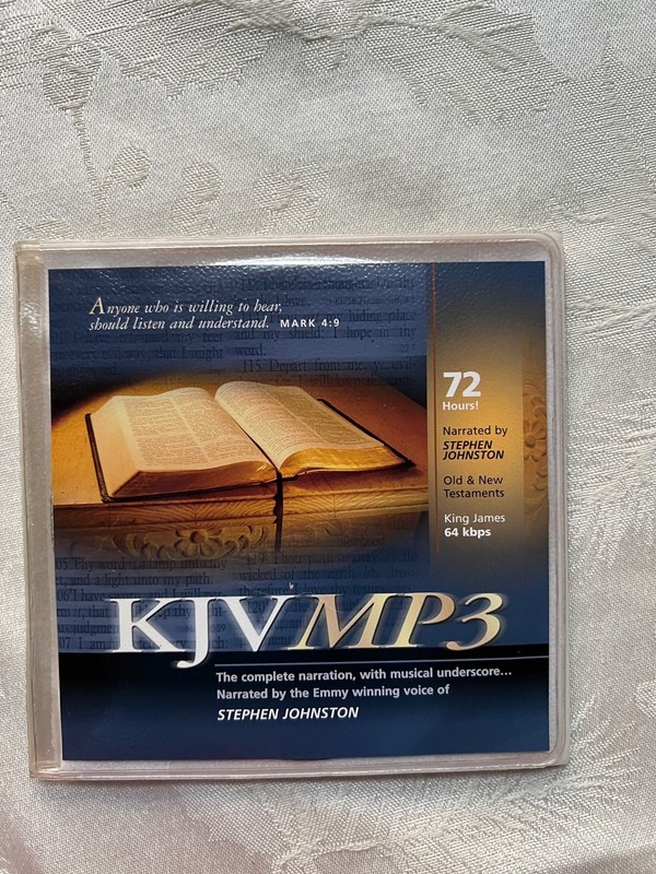 KJV MP3 – 72 Hours narrated by Stephen Johnston Old & New Testament 64kbps