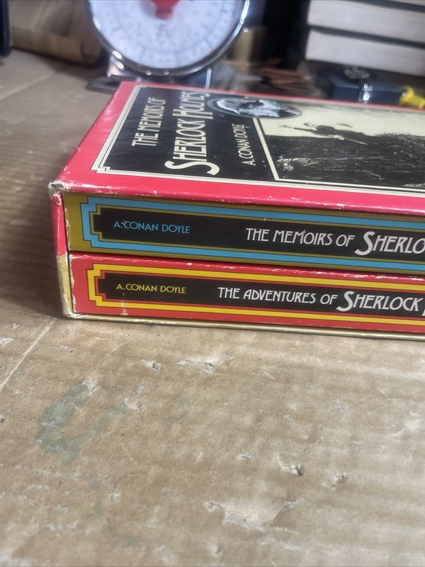 Adventures and Memoirs of Sherlock Holmes 2 Vol Box Set 1975 Illus. Sidney Paget gallery