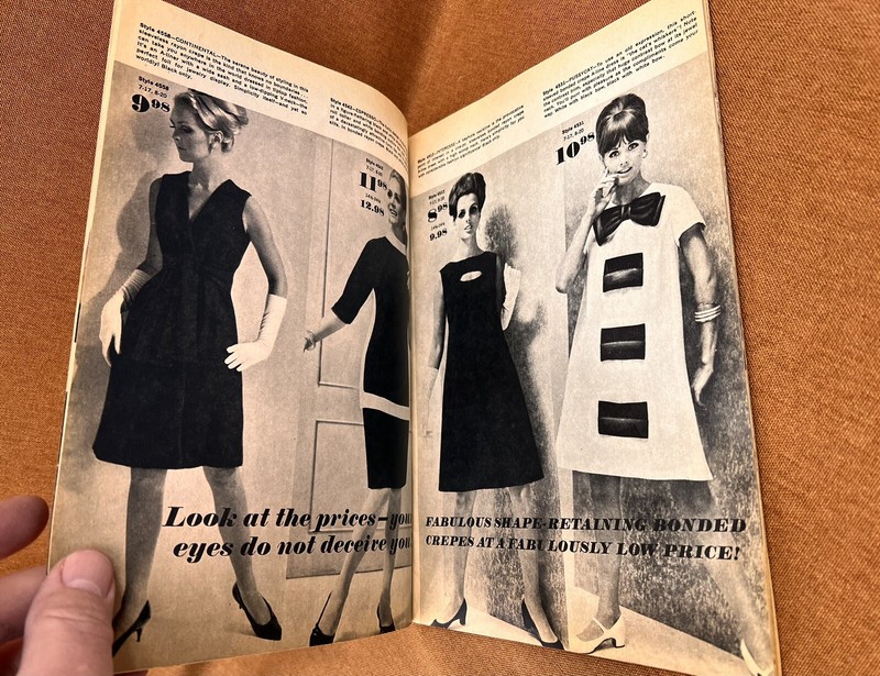 Vintage 1967 Skylark Originals Fashion Style Clothing Catalog Women Dress Kitsch gallery