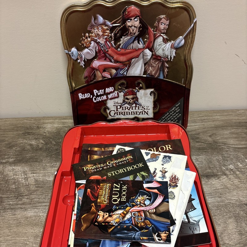 Pirates of the Caribbean Tin: Disney Pirates 2007 Promotional Item Partial Uses gallery