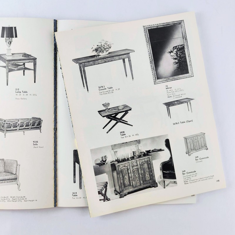 c. 1961-1963 Baker Furniture Catalog Far East European 264 Pages Softcover Book gallery
