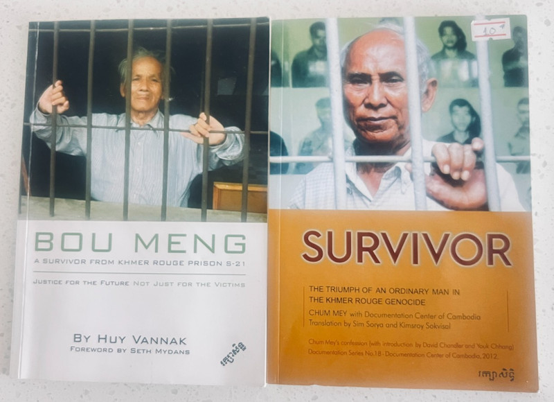 Cambodia Genocide Books Survivor & Bou Meng Signed