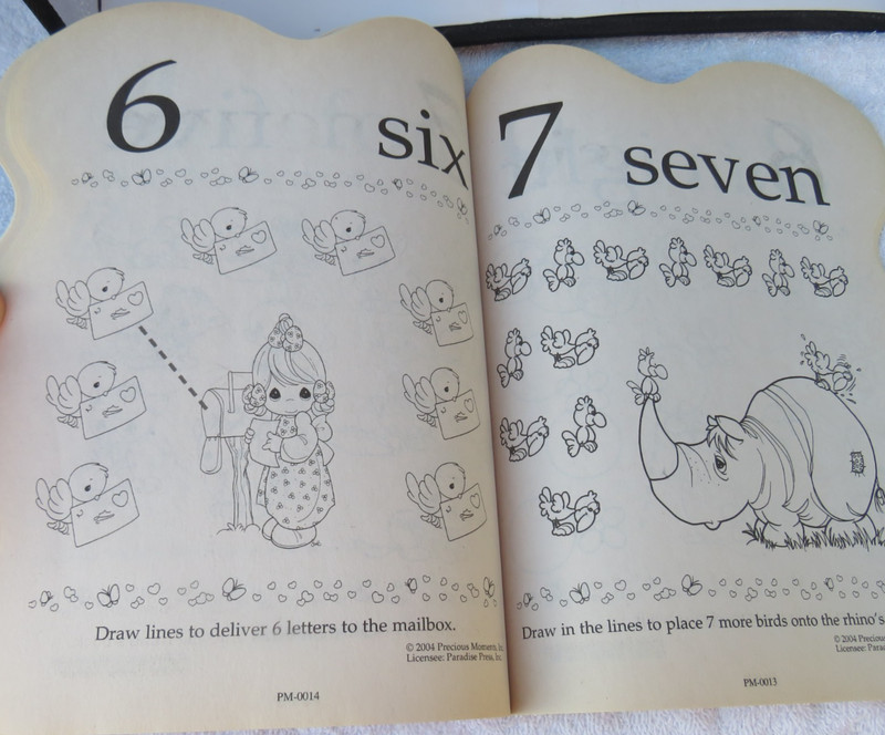 Precious Moments Learn and Coloring Book Workbook 2004 Complete, new, blank gallery
