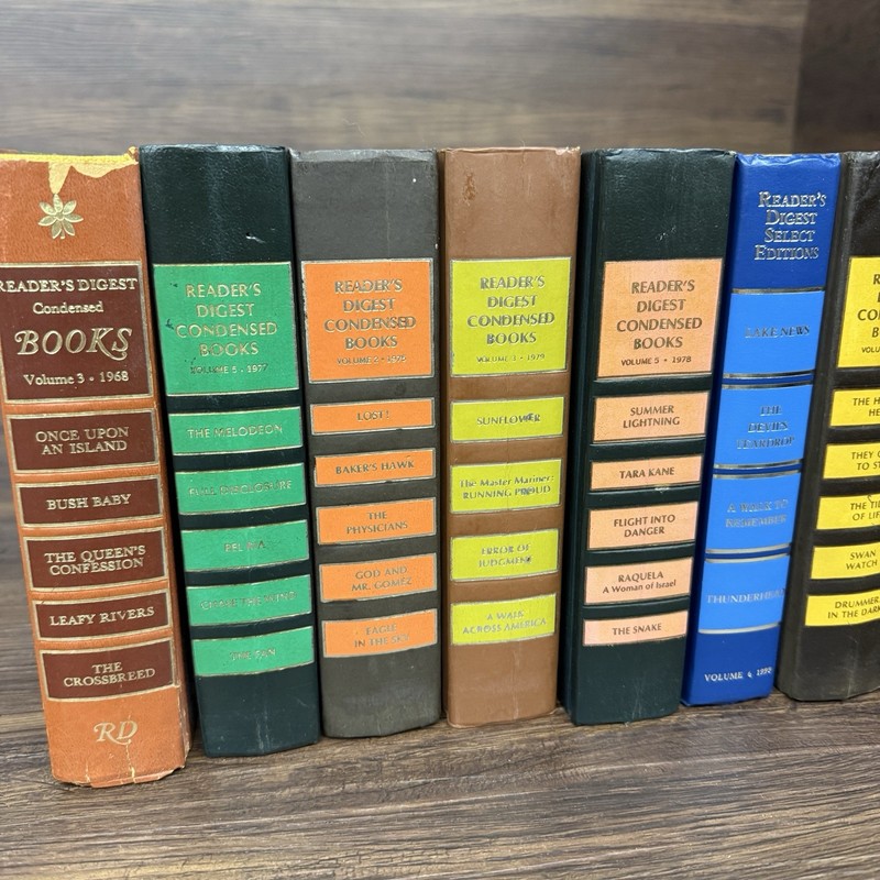 Readers Digest Condensed Books Lot of 23 - Decorative Covers - Staging Decor gallery