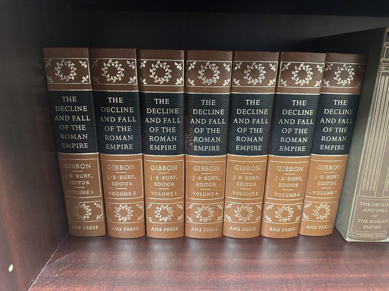 Edward Gibbon THE DECLINE AND FALL OF THE ROMAN EMPIRE 7 VOLUME SET Ames Press