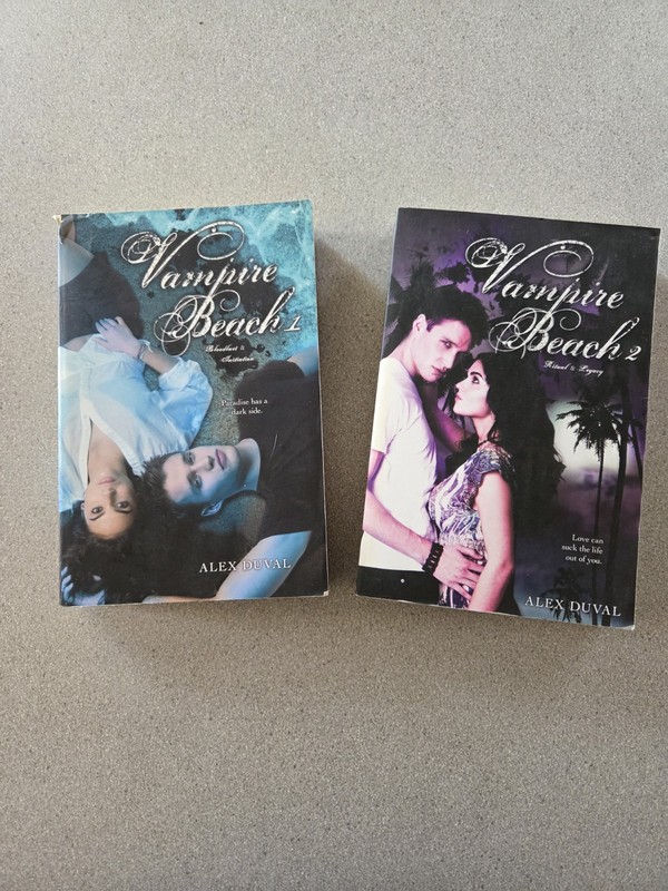 Simon Pulse Vampire Beach 1 Bloodlust & Initiation 2 Ritual Alex Duval PB Set