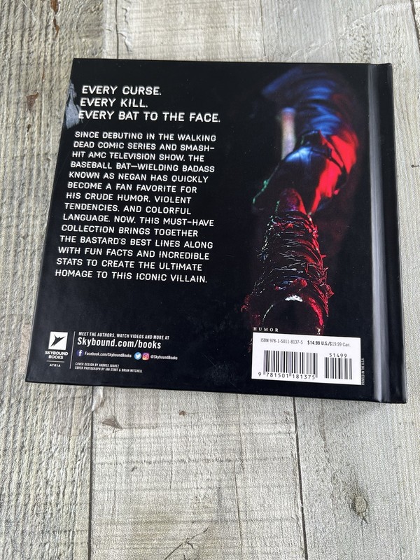 The Quotable Negan by Robert Kirman Hardcover Book - The Walking Dead gallery