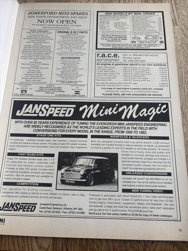 Mini World Magazine April 1994 - Includes Free Print, Stretched Limo, Zak & Bits gallery