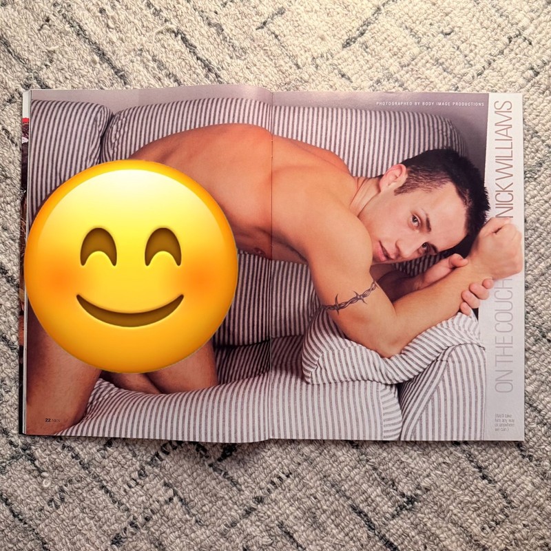 Advocate Men November 2003 Collectors Item, nude males, Michael Crowe gallery