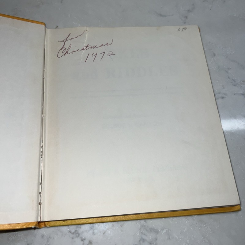 Jokes & Riddles by George L. Carlson Platt & Munk 1959 Hardcover gallery