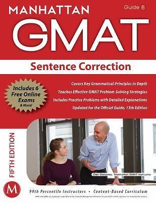 Manhattan GMAT Sentence Correction, Guide 8 [With Web Access]