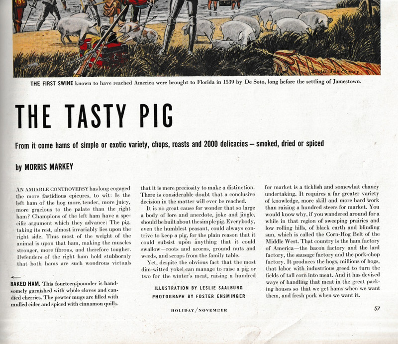 HOLIDAY 1949 magazine VERMONT HAM SMOKED DRIED SPICED MASSILLON OHIO Zippo ad gallery