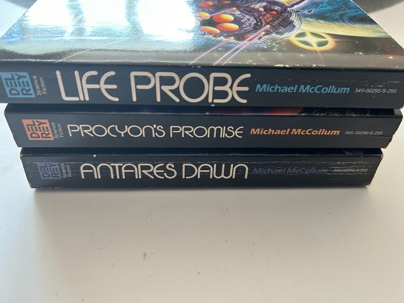 Michael McCollum Lot (3) Scifi PBs - Life Probe Antares Dawn & Procyon's Promise gallery