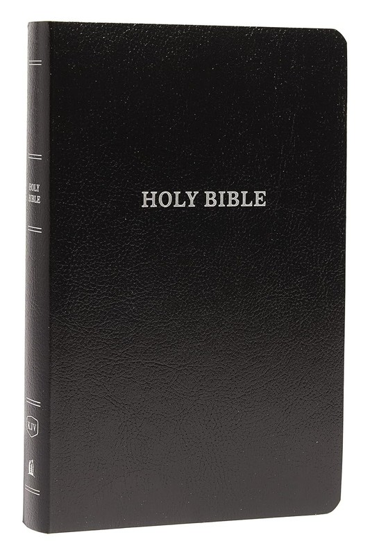 Brand New Black KJV Bible Faux Leather Red Letter Edition Comfort Print Church..