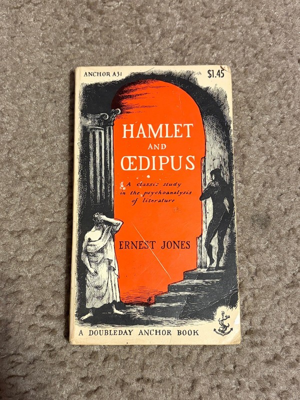 Hamlet and Oedipus by Ernest Jones 1954 Anchor Paperback A31 Gorey Cover