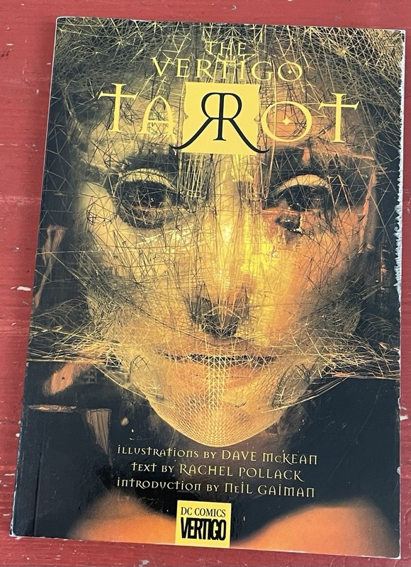 The Vertigo Tarot Book 1995 DC Comics PB (BOOK ONLY) Dave McKean Rachel Pollack