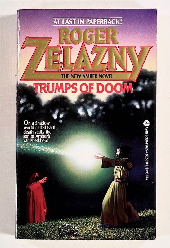 1986 Roger Zelazny TRUMPS OF DOOM Amber series fantasy novel FIRST PRINTING THUS