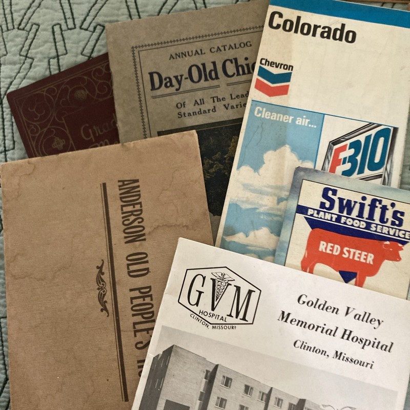 11 Vintage And Antique Ephemera – Map Booklets Pamphlets Etc
