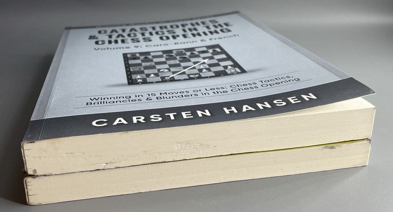 Catastrophes & Tactics in the Chess Opening Vol 7 & 9 Carsten Hansen PB Chess gallery
