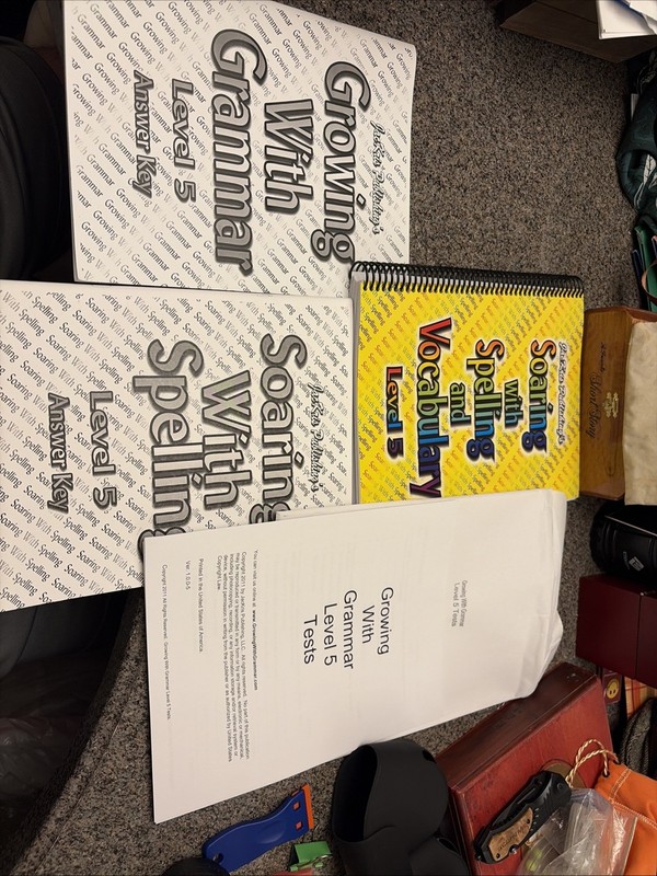 Soaring With Spelling&Vocabulary Level 5, Two Answer Keys, And Tests (4 In Set) gallery