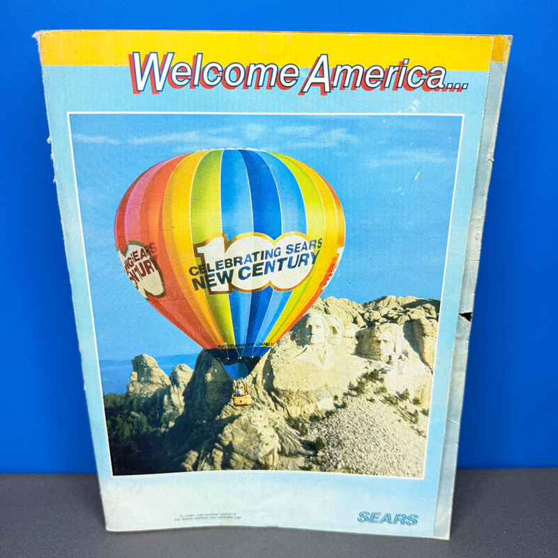 SEARS WELCOME AMERICA 1986 SPRING SUMMER CENTENNIAL CATALOG AMERICA… VINTAGE