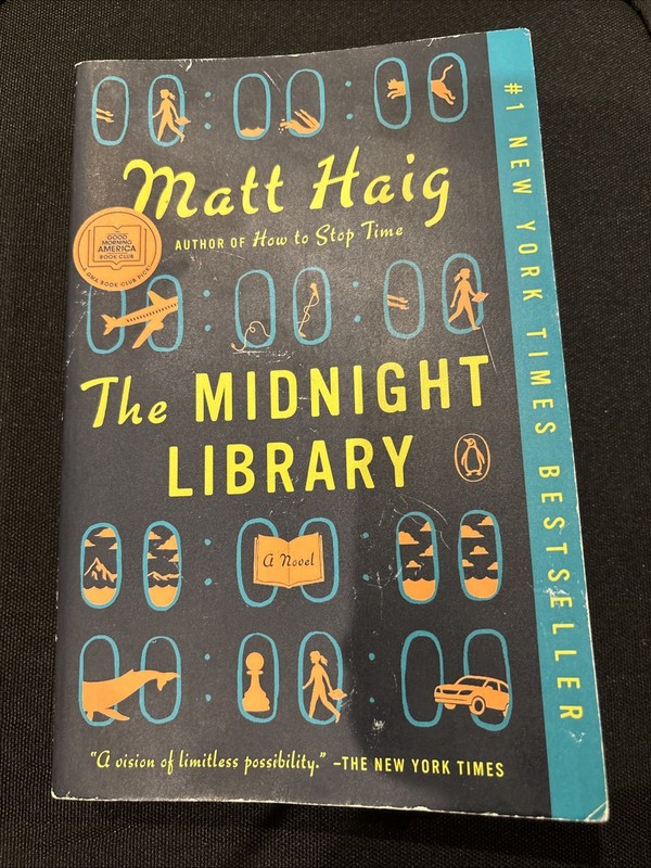 Midnight Library: A Novel by Matt Haig (2023, Trade Paperback) -used